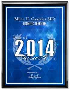 Miles H. Graivier, Md Receives 2014 Best Of Roswell Award | The Graivier Center in Alpharetta, GA